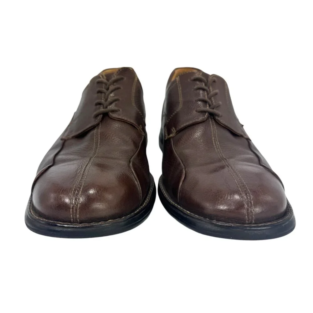 Johnston & Murphy Mens 10.5M Shuler Bicycle‎ Oxford Leather Shoes  20-7223